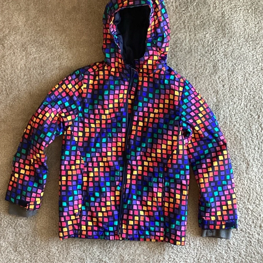 Lands' End Multicolor Kids Jacket, Size 8 - Picture 1 of 6